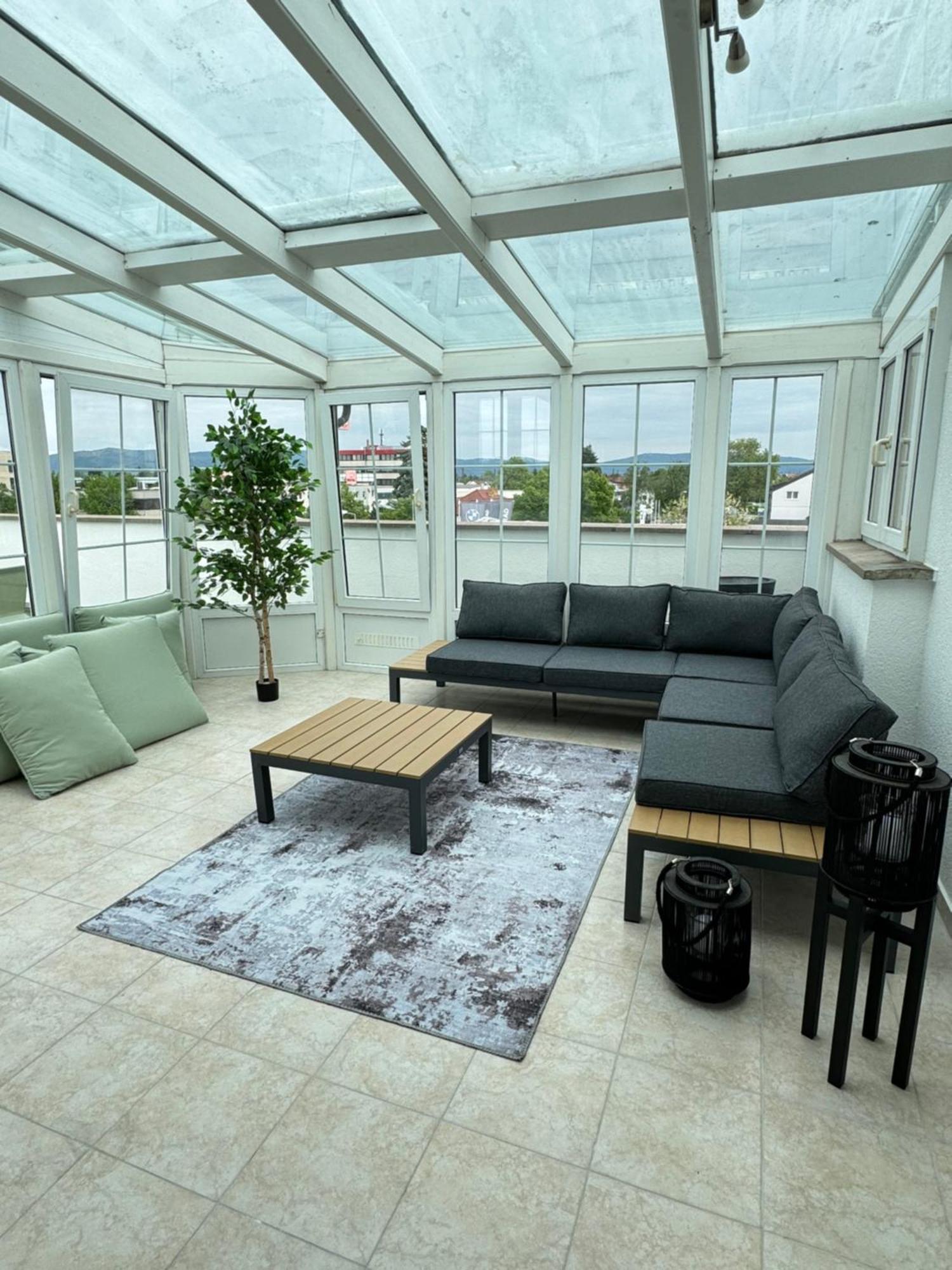220 Qm Penthouse Wohnung Mit Fahrstuhl - Ohne Spa 曼海姆 外观 照片